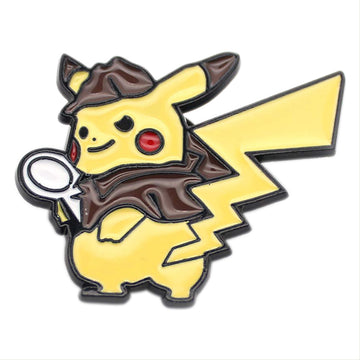 Anime Pk Detective Pikachu Broche Halloween Accesorios